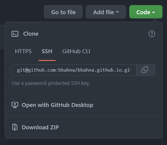 repository-clone(ssh)
